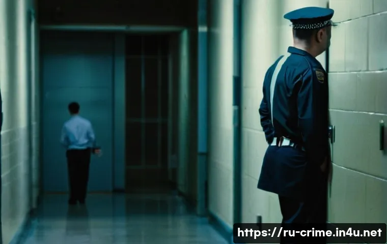 제프리 엡스타인의 죽음과 음모론 - **Prompt:** A stark, dimly lit federal prison hallway at night. A slightly out-of-focus, non-functio...